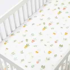 Fitted Crib Sheet Plants - Cloud Island™