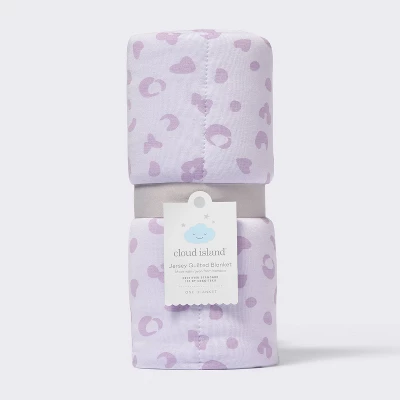Rayon From Bamboo Jersey Quilted Blanket - Leopard - Purple - Cloud Island™ 5 Rayon From Bamboo Jersey Quilted Blanket - Leopard - Purple - Cloud Island™ - Image 3