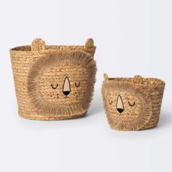 Braided Water Hyacinth Small Round Storage Decorative Basket - Cloud Island™ -Cloud Island Shop GUEST 08251bcd 8684 4dda 85d5 7e48aef06926 1