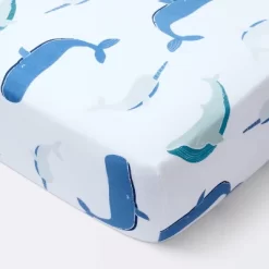 Fitted Crib Sheet Sleepy Tides - Cloud Island™ -Cloud Island Shop GUEST 096ee73c b811 4757 818d feca0b957ffa