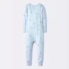 Toddler Boys' Smooth Jersey Snug Fit Union Suit - Cloud Island™ Blue