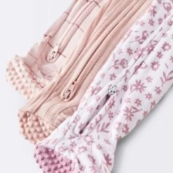 Baby Girls' 3pk Floral Tight Fit Sleep N' Play - Cloud Island™ Peach -Cloud Island Shop GUEST 0a2bd300 83d3 444e a17f f022971aa30a
