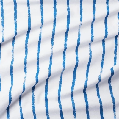Fitted Crib Sheet Stripe - Navy/White - Cloud Island™ 4 Fitted Crib Sheet Stripe - Navy/White - Cloud Island™ - Image 2