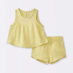 Baby Girls' Swiss Dot Tank Top & Shorts Set - Cloud Island™ Yellow 7 Baby Girls' Swiss Dot Tank Top & Shorts Set - Cloud Island™ Yellow -Cloud Island Shop GUEST 0de6e25b d182 4396 a652 73e68b87f860