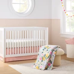 Crib Bedding Set - Painterly Floral - 4pc - Cloud Island™