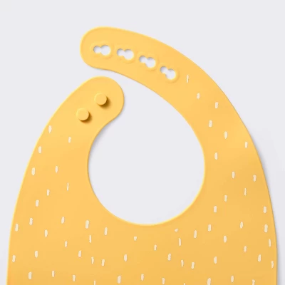 Silicone Bibs - 2pk - Shapes/Yellow - Cloud Island™ 4 Silicone Bibs - 2pk - Shapes/Yellow - Cloud Island™ - Image 2