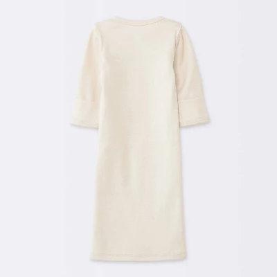 Baby 2pk Cotton Gown - Cloud Island™ Khaki Preemie 3 Baby 2pk Cotton Gown - Cloud Island™ Khaki Preemie