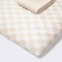 Fitted Play Yard Jersey Sheet - Cream Checks - 2pk - Cloud Island™ 9 Fitted Play Yard Jersey Sheet - Cream Checks - 2pk - Cloud Island™ -Cloud Island Shop GUEST 14936925 bda5 4066 be44 425c94a75b07