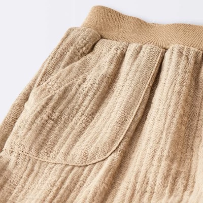 Baby Boys' 2pc Striped Pocket T-Shirt And Shorts Set - Cloud Island™ Tan 5 Baby Boys' 2pc Striped Pocket T-Shirt And Shorts Set - Cloud Island™ Tan - Image 3