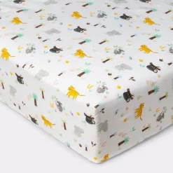 Fitted Crib Sheet Jungle Animals - Cloud Island™ -Cloud Island Shop GUEST 20ee4b58 21b8 4a27 b9d2 ad76a8b2058b