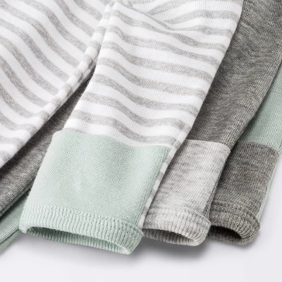 Baby 3pk Basic Romper - Cloud Island™ Gray Preemie 5 Baby 3pk Basic Romper - Cloud Island™ Gray Preemie - Image 3