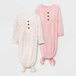 Baby Girls' 2pk Modal Tie NightGown - Cloud Island™ Pink 9 Baby Girls' 2pk Modal Tie NightGown - Cloud Island™ Pink -Cloud Island Shop GUEST 261e7217 0f0a 40b9 bec6 74f8b1f7e4c6