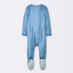 Baby Boys' 2pk So Very Soft Modal Blend Sleep N' Play - Cloud Island™ Light Blue