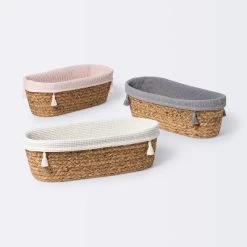 Natural Weave Oval Storage Bin With Waffle Weave Liner - Cloud Island™ -Cloud Island Shop GUEST 290cd034 f4d7 4299 823d 2ffe34079b0e