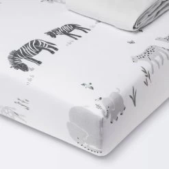 Fitted Jersey Crib Sheet 2pk - Cloud Island™ Two By Two Animals And Solid Gray 11 Fitted Jersey Crib Sheet 2pk - Cloud Island™ Two By Two Animals And Solid Gray -Cloud Island Shop GUEST 2a2cca43 adc9 41df 846f a496c4459f3f