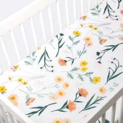 Fitted Crib Sheet - Cloud Island™ Garden Floral -Cloud Island Shop GUEST 2d011dbb 40ca 435b 8288 84edf4581c9a