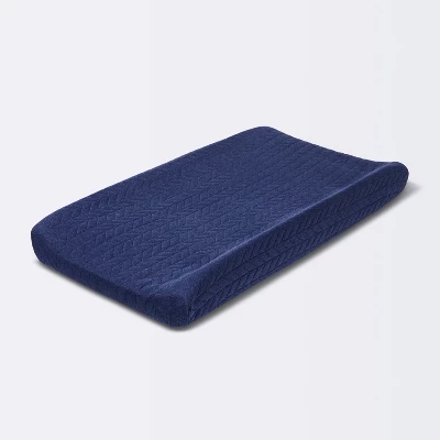 Changing Pad Cover Navy Chevron - Cloud Island™ Navy 4 Changing Pad Cover Navy Chevron - Cloud Island™ Navy - Image 2