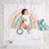 Muslin Blanket With Felt Frame Rainbow - Cloud Island™ -Cloud Island Shop GUEST 33514759 18d4 43a1 924b dbe409f079ba