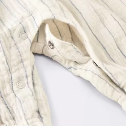 Baby Girls' Striped Gauze Long Legged Romper - Cloud Island™ Cream -Cloud Island Shop GUEST 34792ef6 49d1 47cb 87c4 ca804962d658
