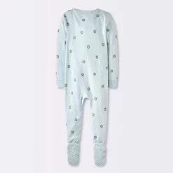 Baby Boys' 3pk Bears Tight Fit Sleep N' Play - Cloud Island™ Blue/Green