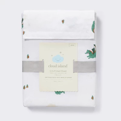Cotton Fitted Crib Sheet - Dragons - Cloud Island™ 5 Cotton Fitted Crib Sheet - Dragons - Cloud Island™ - Image 3