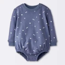Baby Boys' Mushroom Sweatshirt Romper - Cloud Island™ Navy Blue -Cloud Island Shop GUEST 433d66ca 61e9 4ed9 b7c2 aef3d640e86d