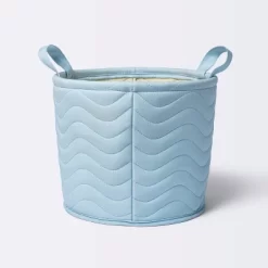 Quilted Fabric Medium Round Storage Basket - Cloud Island™ -Cloud Island Shop GUEST 4575fc0b a3ef 477c 90a2 451ee124f924
