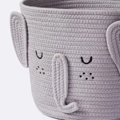 Coiled Rope Forest Animal Medium Round Storage Basket - Elephant - Cloud Island™ -Cloud Island Shop GUEST 47ed489c 67ba 4e28 b89c 69aa460f130f