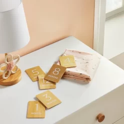 Monthly Milestone Cards - Natural Wood - Cloud Island™