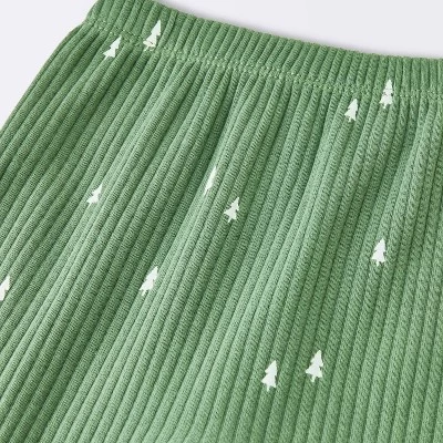 Baby Boys' 2pc Wide Ribbed Top & Bottom Set - Cloud Island™ Green 5 Baby Boys' 2pc Wide Ribbed Top & Bottom Set - Cloud Island™ Green - Image 3