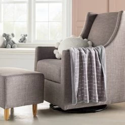 Plush Baby Blanket - Gray Arrows - Cloud Island™