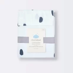 Dash Marks Crib Fitted Sheet - Cloud Island™ White/Gray -Cloud Island Shop GUEST 51e72db3 f027 4f72 9c52 a34f675d6def