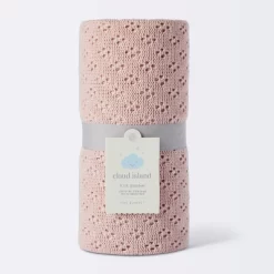 Seed Stitch Pointelle Baby Blanket - Dark Pink - Cloud Island™ 8 Seed Stitch Pointelle Baby Blanket - Dark Pink - Cloud Island™ -Cloud Island Shop GUEST 56b500c1 747c 4882 b9cb 284ced4b3088