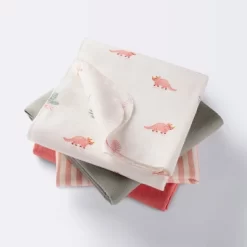Flannel Baby Blanket - Coral Dinosaurs - 4pk - Cloud Island™ 9 Flannel Baby Blanket - Coral Dinosaurs - 4pk - Cloud Island™ -Cloud Island Shop GUEST 577ac30d 2cac 4991 a88c 966439ec940d