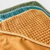 Baby Boys' 3pk Waffle Hooded Bath Towel - Cloud Island™ Olive Green