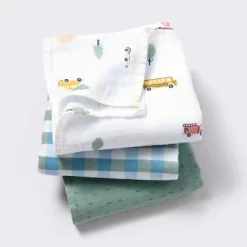 Muslin Swaddle Baby Blanket - Transportation - 3pk - Cloud Island™ -Cloud Island Shop GUEST 5c6442fd 540f 4ca4 9beb 42917f10dbc1