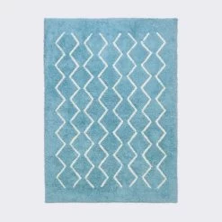 4'x6' Area Rug - Zig Zag/Blue - Cloud Island™ 9 4'x6' Area Rug - Zig Zag/Blue - Cloud Island™ -Cloud Island Shop GUEST 5f9f0aa9 caa4 4163 af3d 87a9012bdfbf