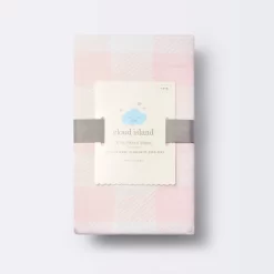 Polyester Rayon Fitted Crib Sheet - Pink Gingham - Cloud Island™ -Cloud Island Shop GUEST 5fa8b934 f738 47e6 abf2 46aade40b7d0
