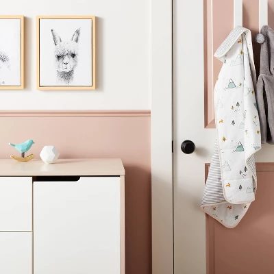 Jersey Knit Reversible Baby Blanket Adventures - Cloud Island™ White/Gray/Pink 3 Jersey Knit Reversible Baby Blanket Adventures - Cloud Island™ White/Gray/Pink