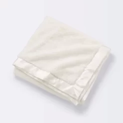 Solid Satin Edge Plush Baby Blanket - Cream - Cloud Island™ -Cloud Island Shop GUEST 7094c5e8 38fc 412b befd 2353c5593067