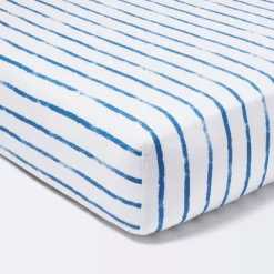 Fitted Crib Sheet Stripe - Navy/White - Cloud Island™ 9 Fitted Crib Sheet Stripe - Navy/White - Cloud Island™ -Cloud Island Shop GUEST 719325b4 3f11 403b 8389 521c3aecf77a
