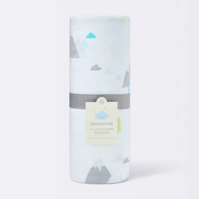 Jersey Knit Reversible Blanket Adventure Awaits - Cloud Island™ - Light Blue 5 Jersey Knit Reversible Blanket Adventure Awaits - Cloud Island™ - Light Blue - Image 3