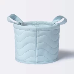 Quilted Fabric Small Round Storage Basket - Cloud Island™ -Cloud Island Shop GUEST 78b222a1 c913 4d5c 8b99 bdbcb9d8232c