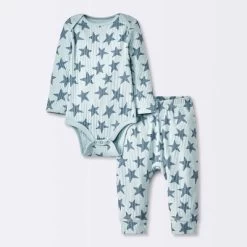Baby 2pc Stars Wide Ribbed Top & Bottom Set - Cloud Island™ Blue 9 Baby 2pc Stars Wide Ribbed Top & Bottom Set - Cloud Island™ Blue -Cloud Island Shop GUEST 80c0909e 6e3d 4013 b9df 7bbf053c64be