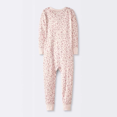 Toddler Girls' Smooth Jersey Snug Fit Union Suit - Cloud Island™ Pink 3 Toddler Girls' Smooth Jersey Snug Fit Union Suit - Cloud Island™ Pink