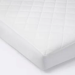 Waterproof Fitted Mini Crib Mattress Pad Cover - Cloud Island™ White -Cloud Island Shop GUEST 8b8ac3cc 7a8e 4ab9 8686 5036d230fd66