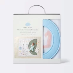 Milestone Swaddle Baby Blanket With Felt Frame - Multi Dot - Cloud Island™ -Cloud Island Shop GUEST 8c096126 8812 459b 8062 41ddfc8120be