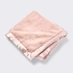 Solid Satin Edge Plush Baby Blanket - Pink - Cloud Island™ -Cloud Island Shop GUEST 8d6876e5 8a4a 47c8 8ad4 3ddba2d9f072