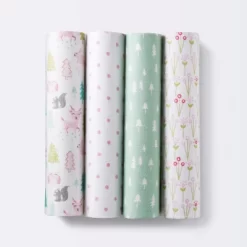Flannel Baby Blankets Forest Frolic 4pk - Cloud Island™ Pink -Cloud Island Shop GUEST 8debf947 d47b 4158 9d0b 5062673b1511