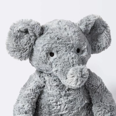 Elephant Plush Animal With Mini Plush - Gray - 2pk - Cloud Island™ 4 Elephant Plush Animal With Mini Plush - Gray - 2pk - Cloud Island™ - Image 2